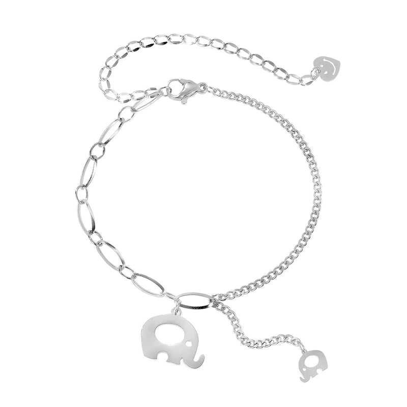 Fashionable Temperament Elephant Stitching Titanium Steel Bracelet Women Fashionable Temperament Elephant Stitching Titanium Steel Bracelet Women